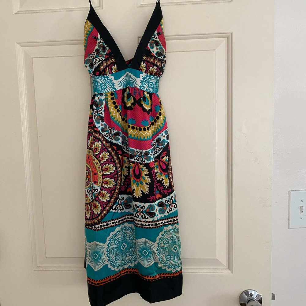 Vibrant Marciano halter dress